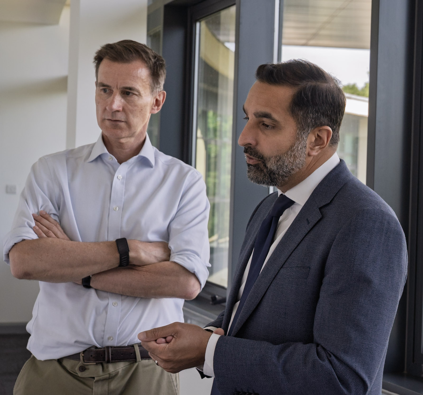 Jeremy Hunt visits Topic of Cancer